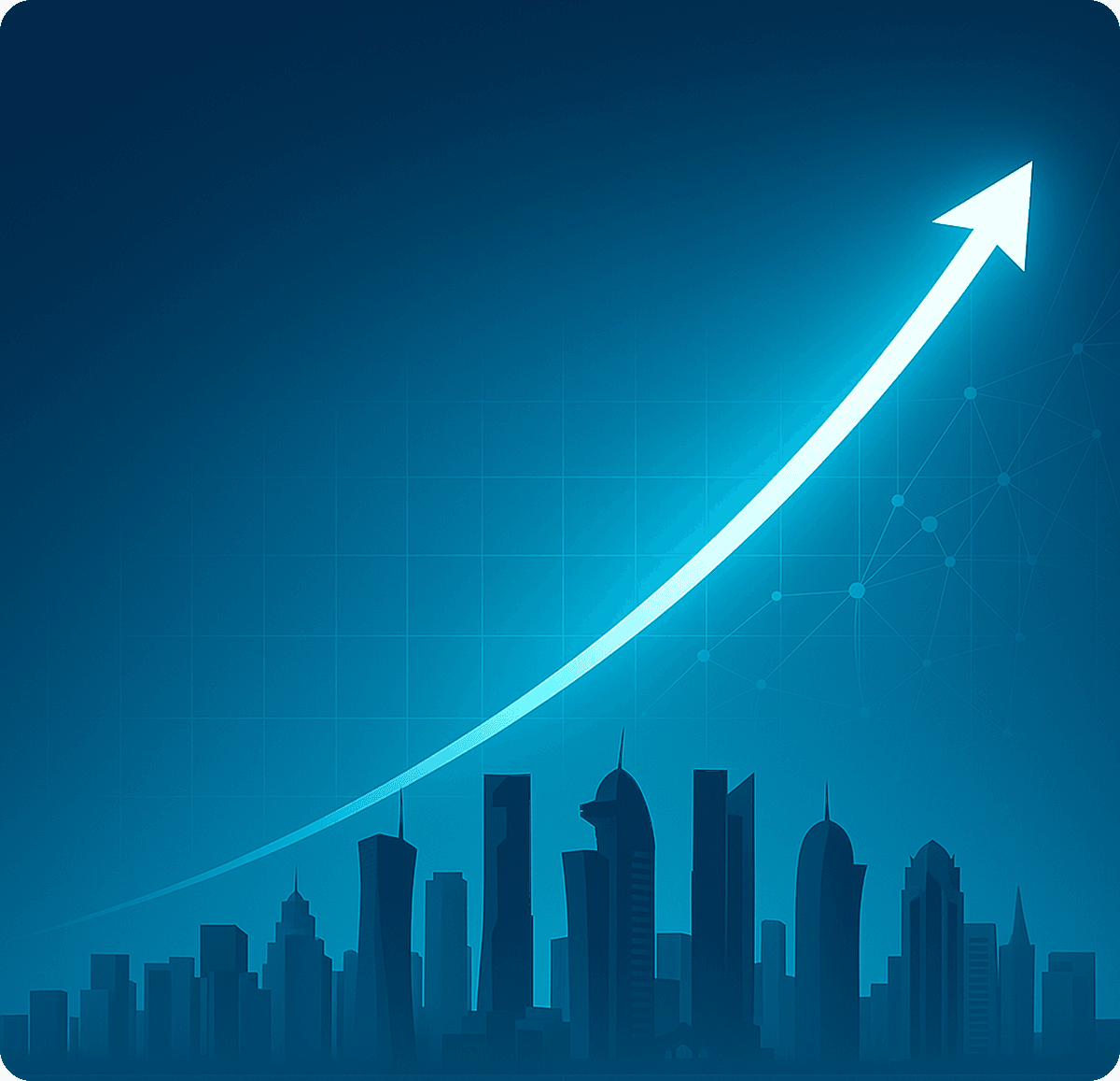 رسم توضيحي لشبكة المنظومة الرقمية